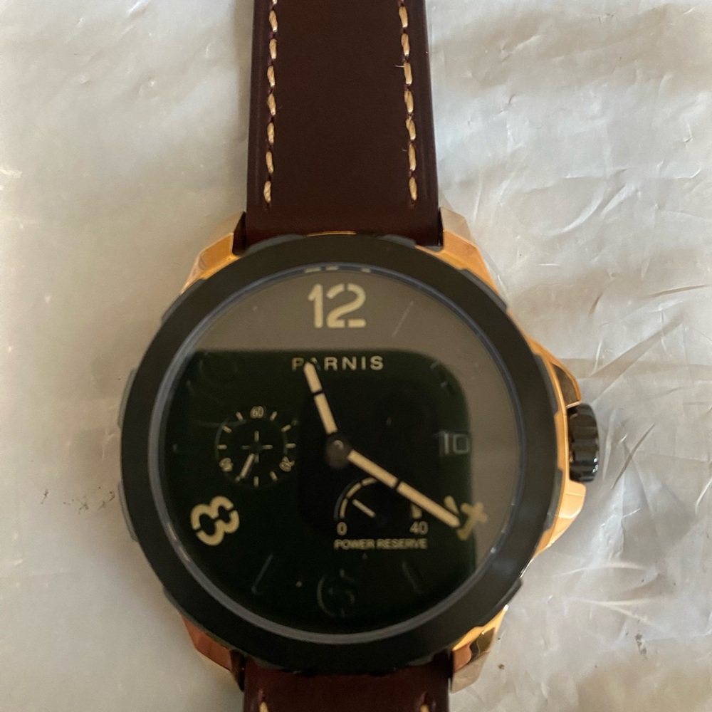 New Men’s Parnis Automatic Mechanical Watch